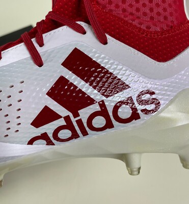 (朱赤色)ホワイトハーツ500粒約7.5ミリ〜8.2ミリ幅前後、3ミリ鹿紐用 Adidas Adizero 5-Star 7.0 SK White Red Football Cleat Mens Size