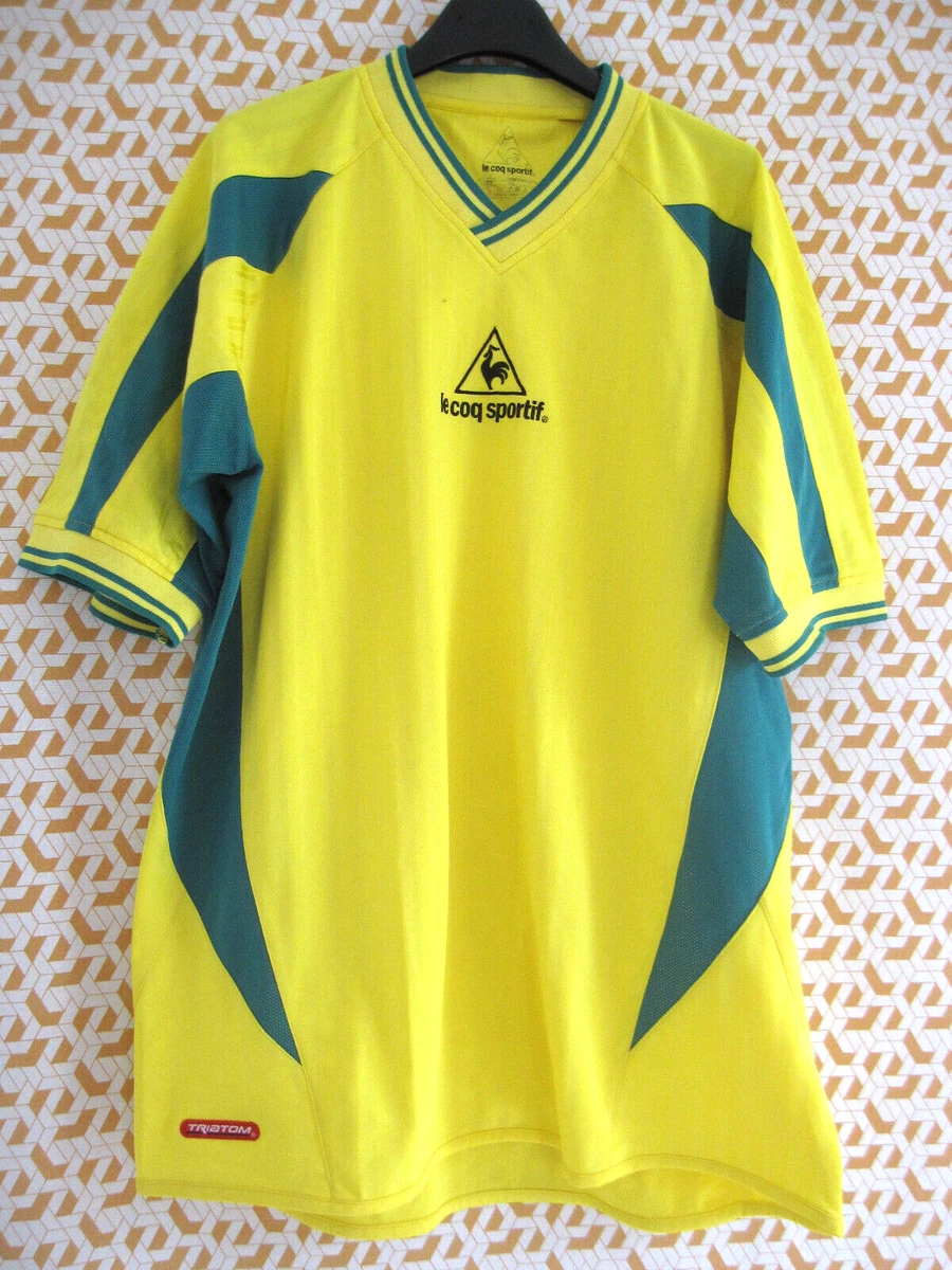 Maillot De Foot Vintage Le Coq Sportif – Homme XL – Vert – Assurance Samda #6
