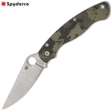 Spyderco Military 2 Compression Lock CPM-S30V Satin Blade Camo G10 C36GPCMO2