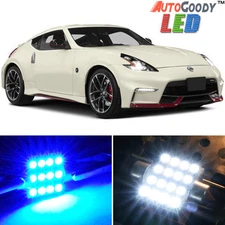 9 x Premium Blue LED Lights Interior Package Kit for 2009-2017 Nissan 370Z +Tool