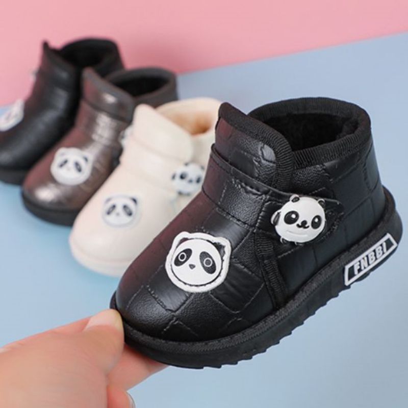 Bebé Niños Niñas Niños Acogedoras Botas de Nieve Forradas Niños Pequeños Lindos Suaves Cálidos Zapatos Antideslizantes