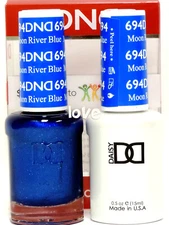 DND Daisy Gel Polish Soak Off 0.5fl.oz LED/UV Duo DND694- Moon River Blue