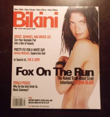 BIKINI MAGAZINE MARCH 1999 SELMA BLAIR THE NAKED TRUTH NEW BRITTANY MURPHY