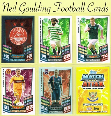 Topps Match Attax   SPFL / SCOTTISH PREMIER LEAGUE 2012-13   Karten #1 bis #223