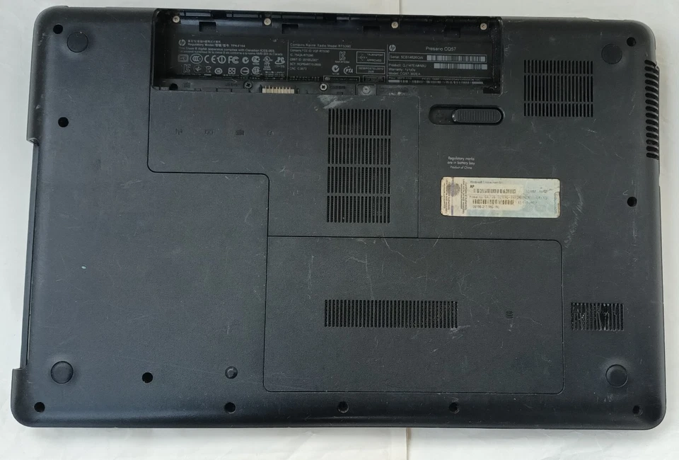 Compaq Presario CQ57-302EA 657324-001 Black Laptop 15.6" 2GB 128GB Windows 7 - Image 4 of 4