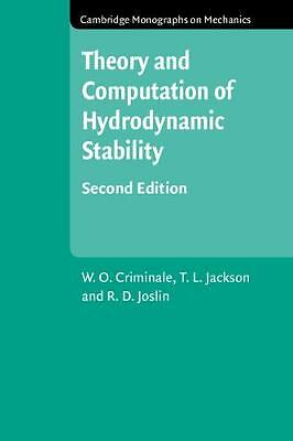 Theory and Computation in Hydrodynamic Stability Criminale Jackson Joslin 2e