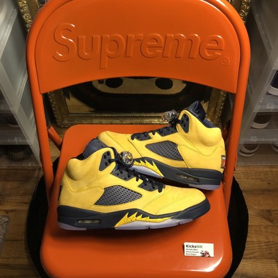 nike air jordan 5 retro se michigan