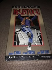 Mclintock VHS Movie John Wayne New Sealed Western Comedy 1993