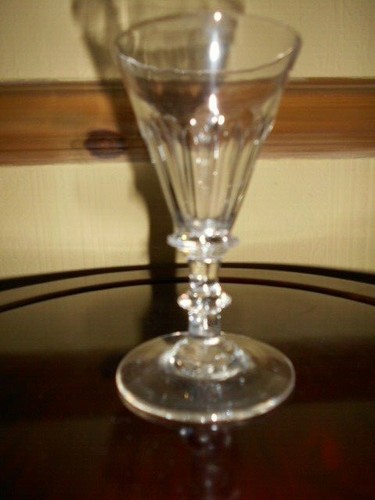18th century scottish lead crystal wine glass - Picture 12 of 12