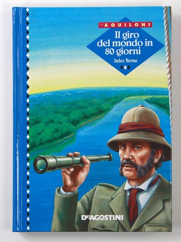 Il Giro del Mondo in 80 Giorni di Jules Verne Copertina Rigida DeAgostini 2001 - Foto 4 di 24
