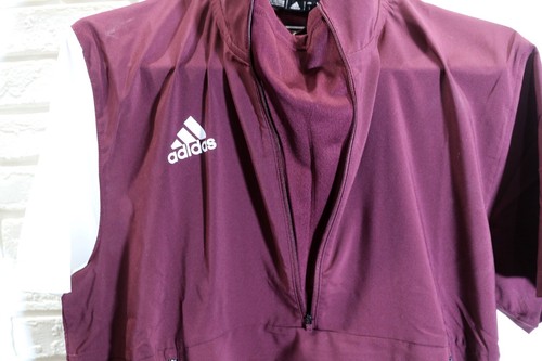 adidas Men's stadium woven 1/4 zip short sleeve golf pullovers - Multiple Colors - Picture 7 of 22