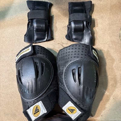 Rollerblade Elbow Pads & Wrist Guards Protective Set Skate Bike X-Sport Sz L