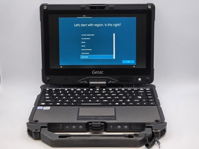 Getac V110G4 2-in-1 11'' HD Touch I5-7200U 256GB SSD 8GB W10P Webcam *READ*