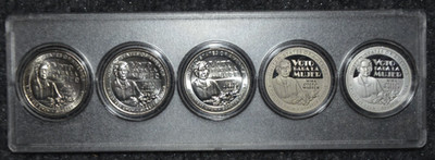 2022 P D S S S Complete 5-Coin Nina Oterro-Warren American Women Quarter Set