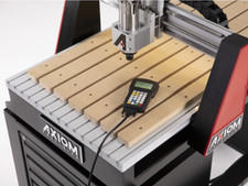 Axiom AR6 Pro CNC Machine with 4th Axis Rotary, JTech Laser. Low hours.