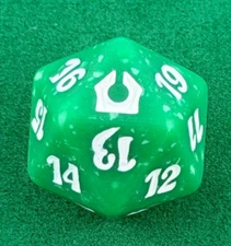 Magic MTG Green - Spin down / D20 / Life Counter - Return to Ravnica