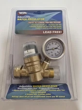 Valterra A01-1117VP RV / Camper Adjustable Water Regulator Brass