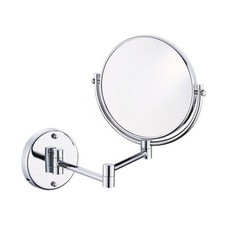 Bathroom shaving and makeup mirror wall mounted (Gold or Chrome)