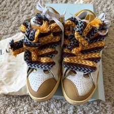 lanvin crub sneakers size 38 6/6.5 worn for a...