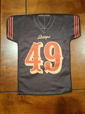 49ers Faithful Jersey Rally Towel Stadium Giveaway NFL Seahawks Rivalry Niners - Image 1 of 3