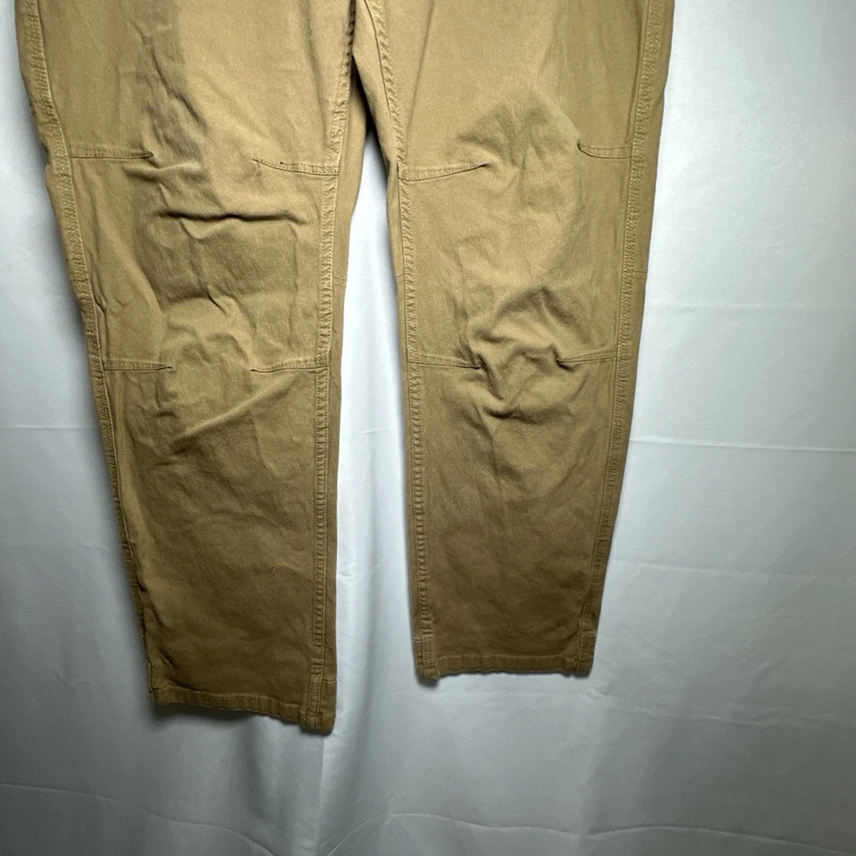 Eddie Bauer Mens Relaxed Fit Pants Stretch Hiking Utility Tan 40X32 #886 - Image 4 of 4