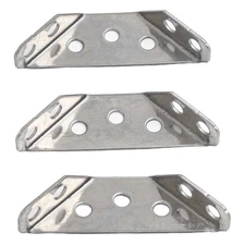 10pcs of Corner Connector Brackets in Stainless Steel for Furniture Projects