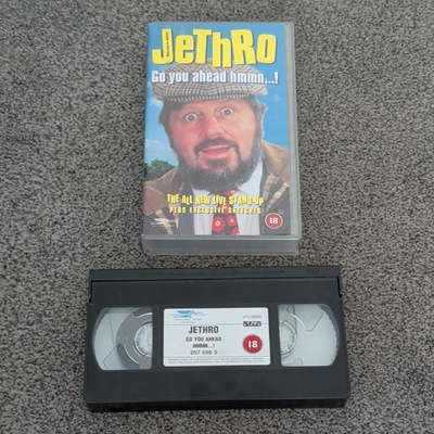 Polygram Video Jethro: Go You Ahead Hmmn...! VHS PAL 18 Stand-Up Comedy English - Image 1 of 4