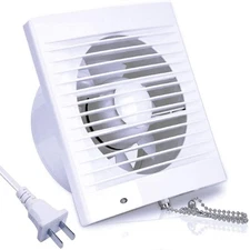 SAILFLO 4 Inch Wall-Mounted Exhaust Fan 12W Ventilation Extractor with Anti-b...