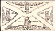 1906 Chas W Neeld & Co Ham's Diamond Driving Lamp Advertising Postal Cover