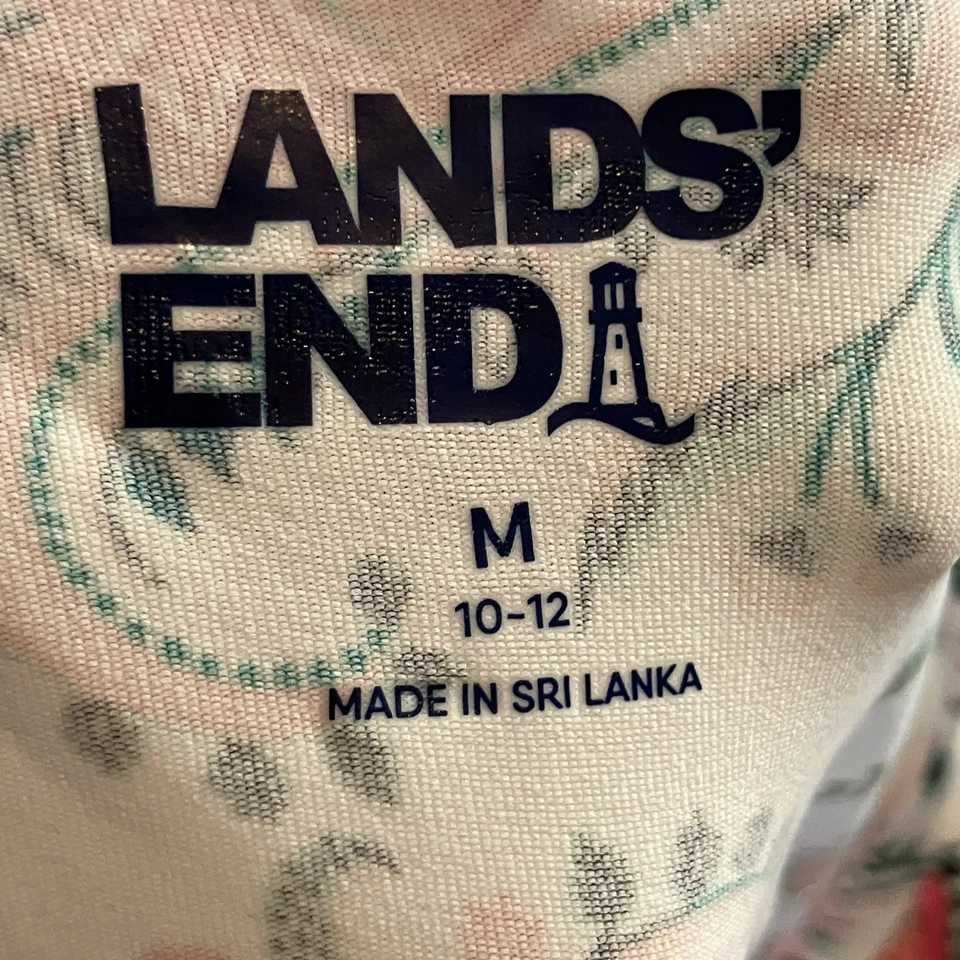 J Crew Shirt Womens Size Medium Long Sleeve Rash Guard UPF 50 Paisley - Image 4 of 4