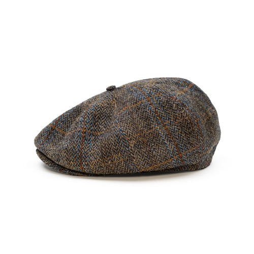 Sterkowski PEAKY Harris Tweed Newsboy Cap Vintage Retro Style Autumn Winter - Picture 15 of 43