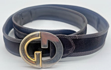 Vintage Gucci Leather Belt, Made in Italy, Size 90