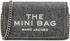 Marc Jacobs The Denim Chain Mini Bag Black Wash Canvas Small 2F4SMN010S03-965