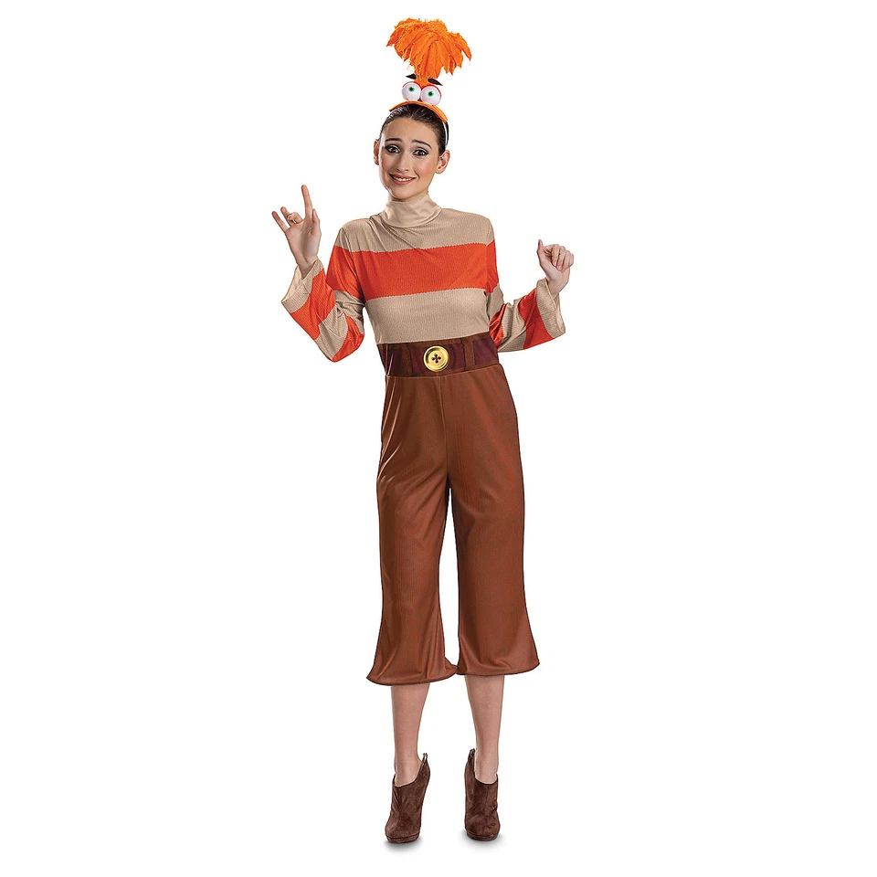 Disfraz para mujer Pixar Inside Out 2 de lujo ansiedad adulto - Disfraz XL 18-20 Foto 2 de 4