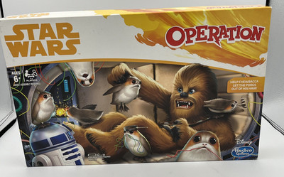 Star Wars Operation Board Game Chewbacca Edition Hasbro 2017 Open Box Unplayed