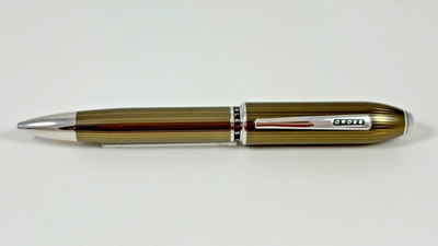 Cross Peerless 125™ Titanium Gray Engraved Lacquer Ballpoint Pen