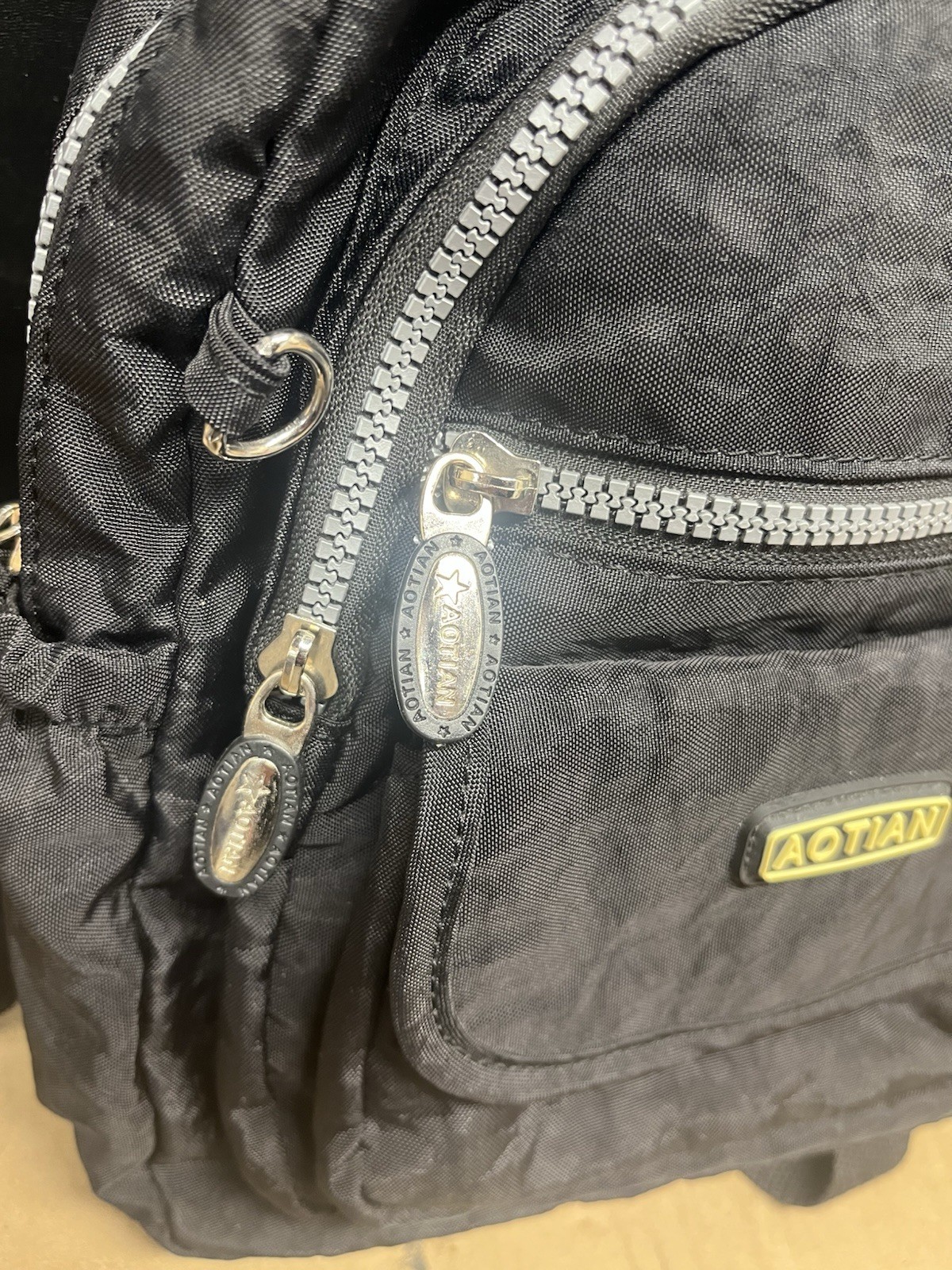 Aotian Black Mini Backpack - image 3