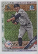 2019 Bowman Draft Chrome Mojo Refractor Jake Agnos #BDC-72 1b3