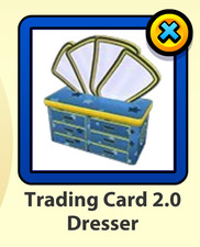Webkinz Online Trading Card 2.0 Dresser Table Virtual Item