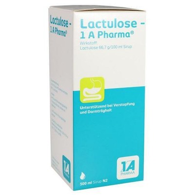 3x LACTULOSE-1A Pharma Sirup 500 ML PZN 1418931