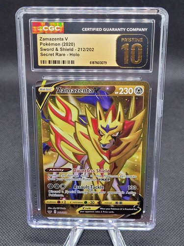 Zamazenta V graded CGC 10 for sale on eBay