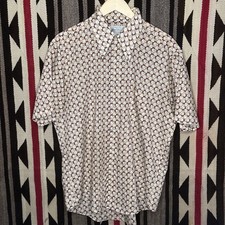 Kmart Polyester Button Up Shirt 80s 70s GUC