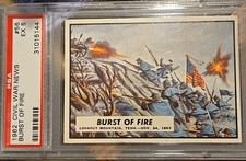 1962 Topps Civil War News Trading Cards 7
