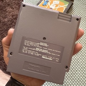 Matte Sticker Seal CANADA Baseball Nintendo NES Original Black Box Test Market