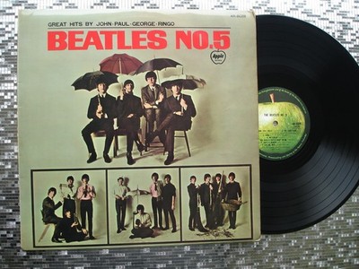 ビートルズ No.5 (AR-8028) The Beatles ‎~ Beatles No. 5 ~ 1970 Japanese Import LP Apple