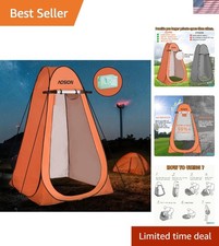 Quick Setup Extra Tall Shower Tent - Waterproof Privacy Solution for Outdoor Fun