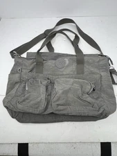 Kipling Women's Izellah Gray Crossbody Bag 13" W hipster w No charm