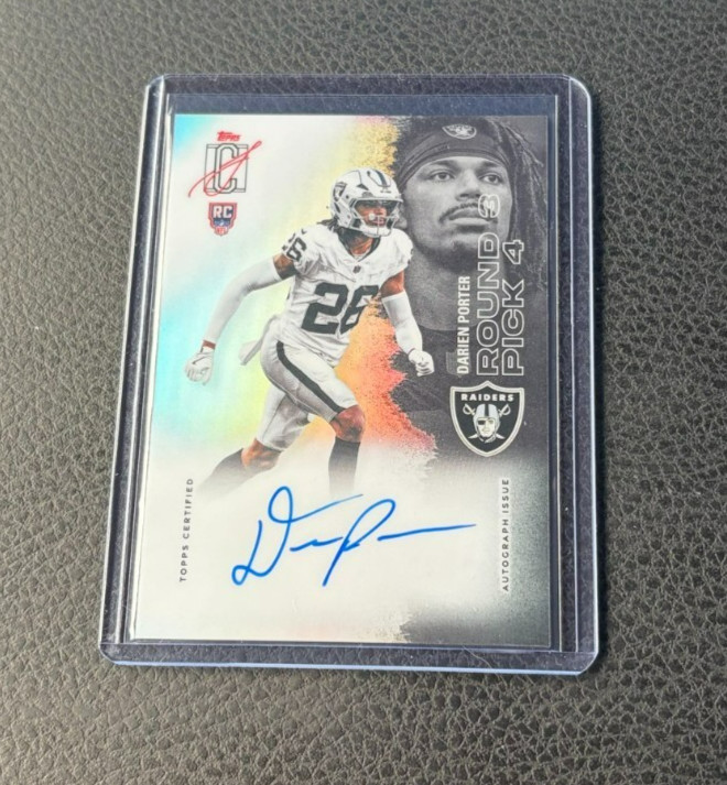 Darien Porter Topps Signature Class #204 Chrome