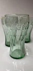 Coca-Cola Vintage Flared Tumbler 16 oz Green Glass, Genuine Coke Brand by Libbey