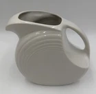 Fiesta Ware White Large 2 Quart Disc Pitcher